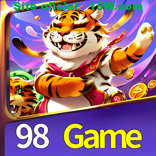 Imagem promocional da 98 Game mostrando a plataforma e suas vantagens